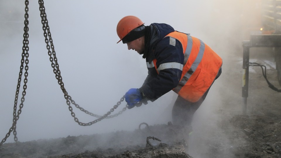 В Ростове отремонтировали теплотрассу на улице Турмалиновской