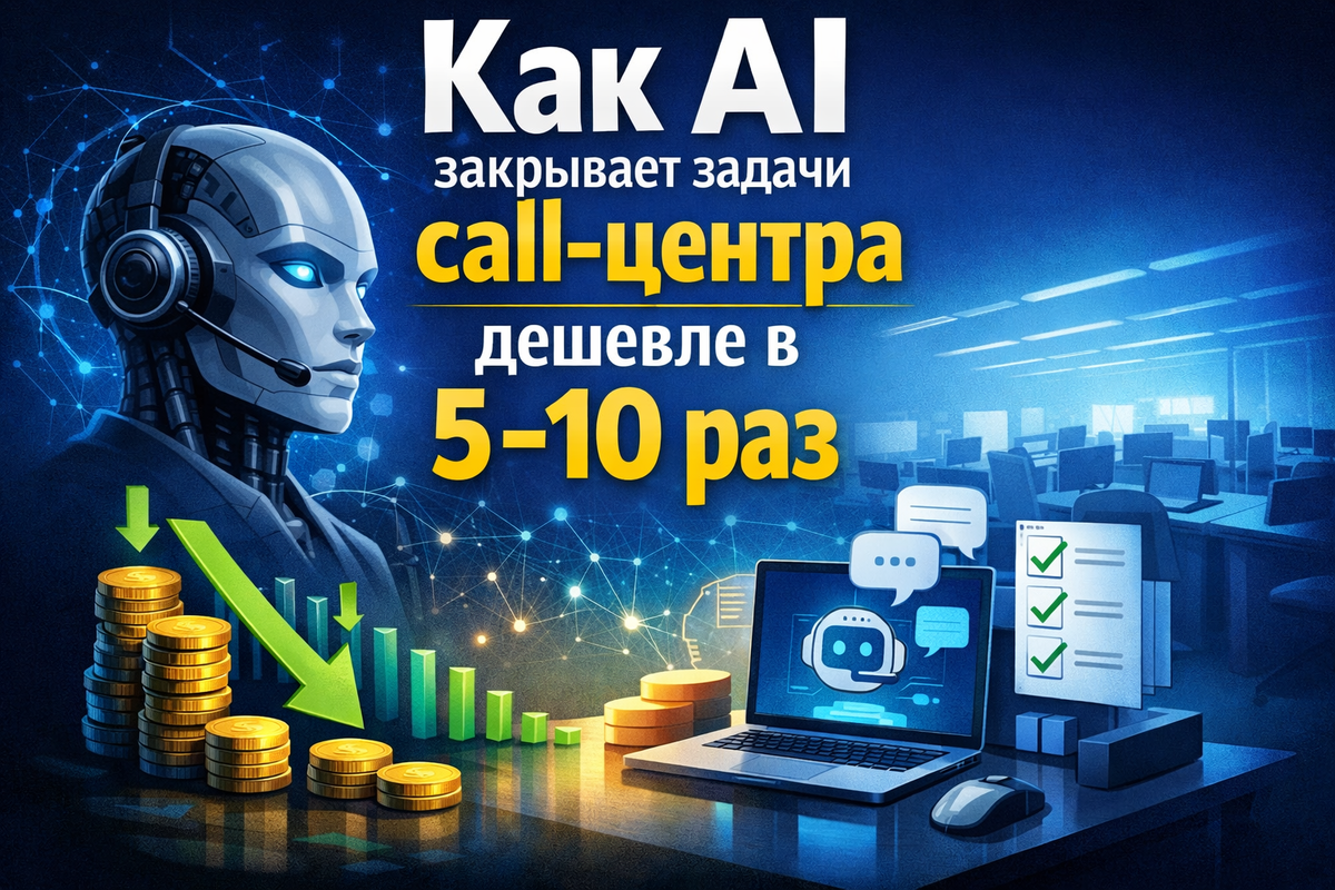    Как AI закрывает задачи call-центра дешевле в 5–10 раз Никита Титов