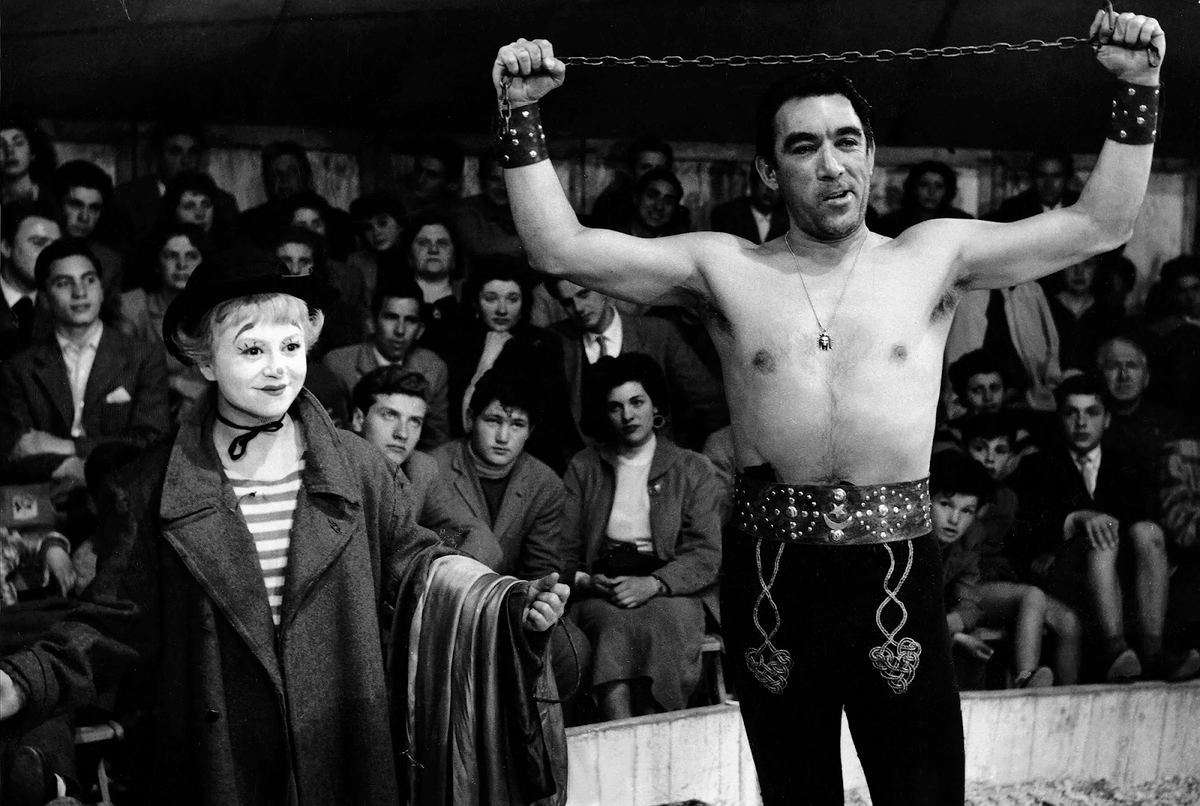 Кадр из фильма «Дорога». © Режиссёр Федерико Феллини / Ponti-De Laurentiis Cinematografica, 1954