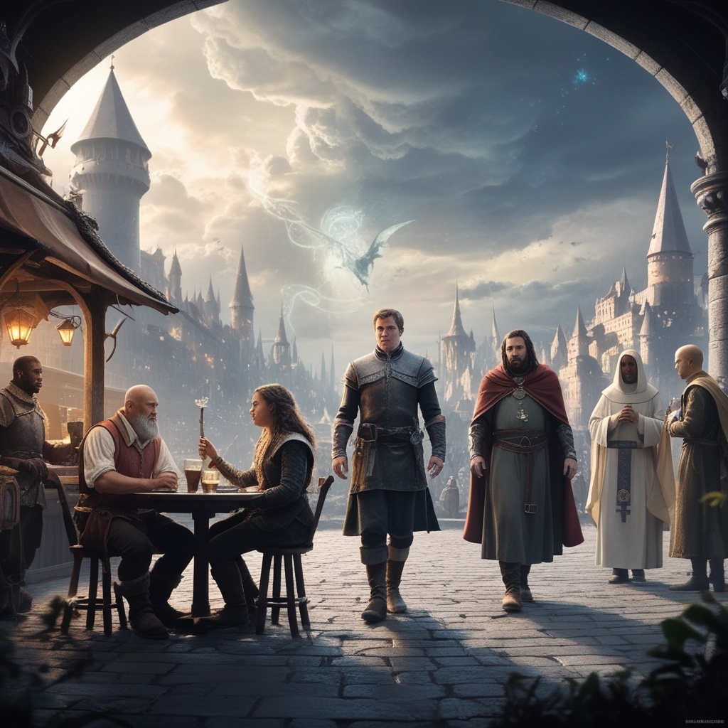 Мир становится живым не из-за героев.А из-за тех, кто живёт в нём каждый день.