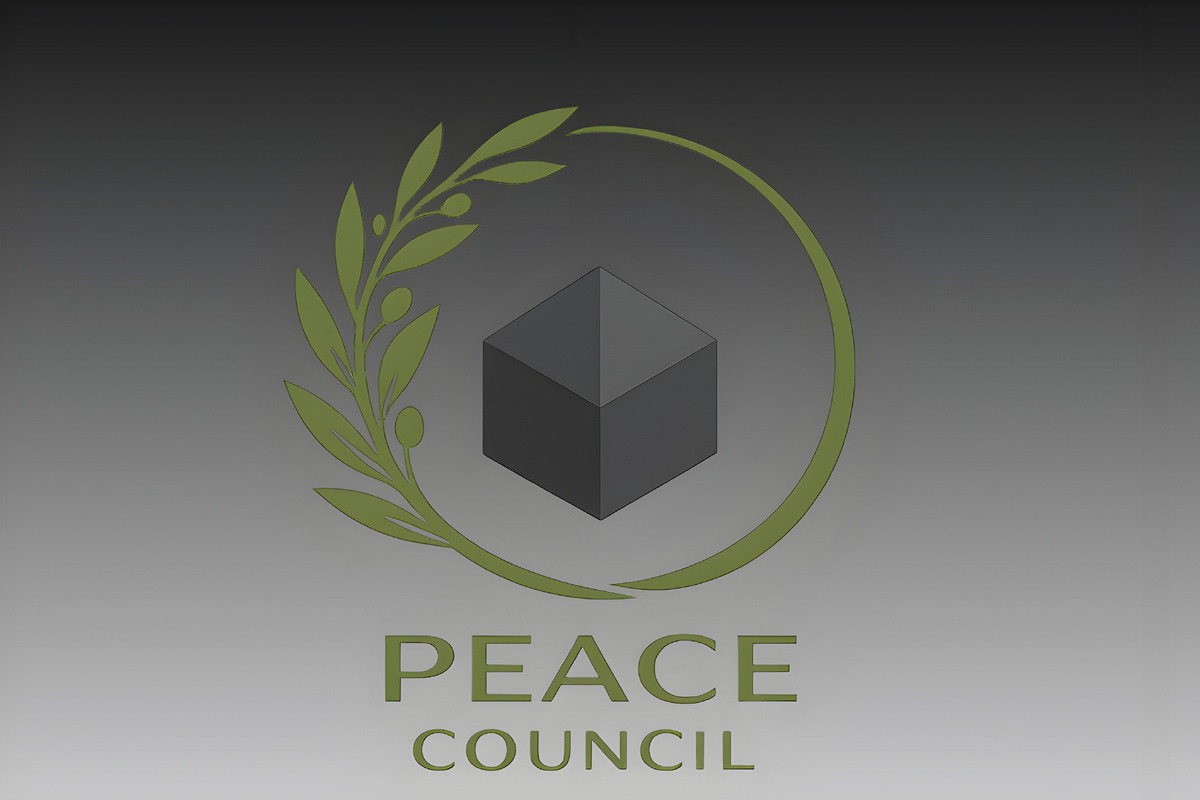 Абстрактный и строгий логотип, который говорит на языке современных корпораций и элитных сообществ.