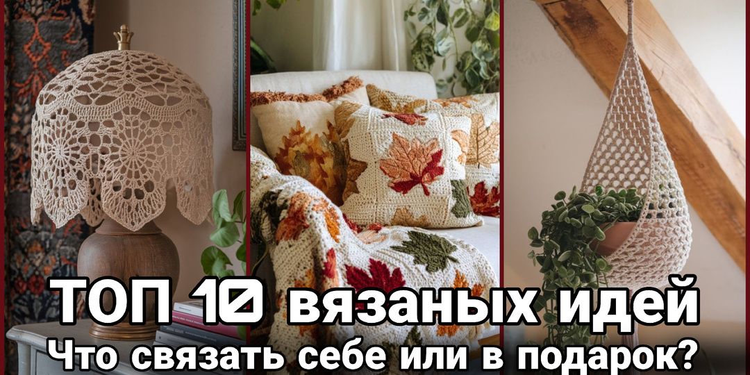 Не только носки: 10 неожиданных вещей, которые можно связать для себя или в подарок