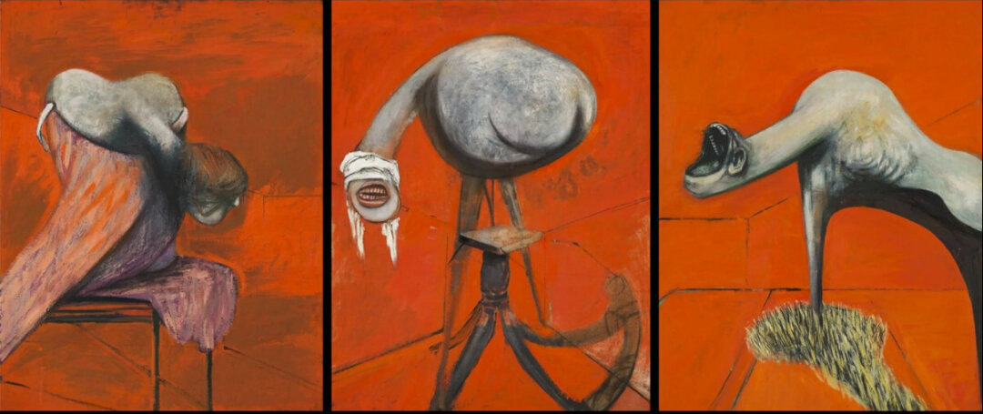   Фрэнсис Бэкон. Три этюда для фигур у подножия распятия. 1944 Фото: Галерея Тейт