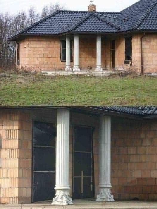 Еще и вверх ногами!