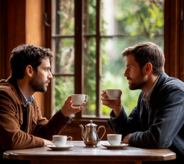 За чашкой чая 