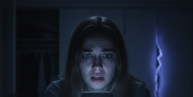 Женщина купила старое зеркало на блошином рынке. 