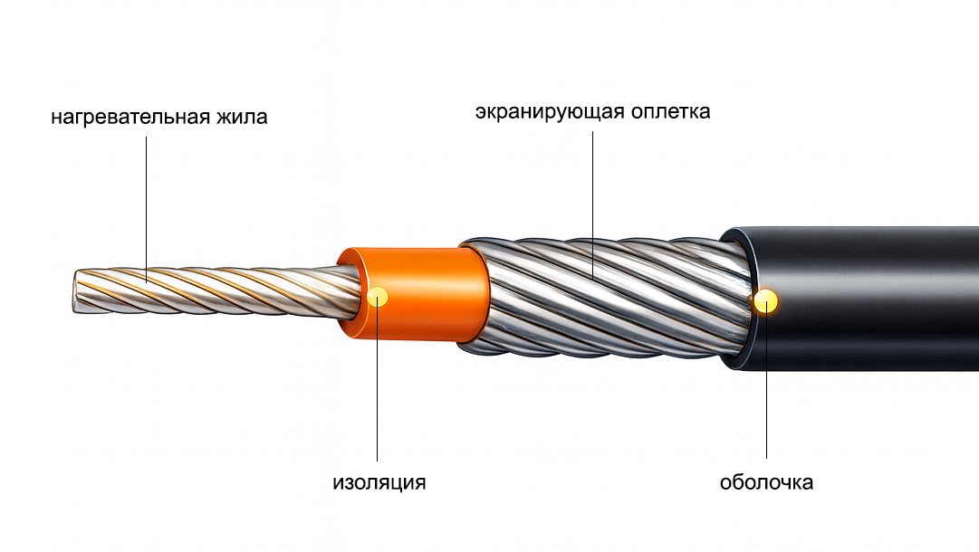 Схема резистивного кабеля