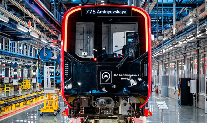 В Москве уже тестируют первый беспилотный состав метро