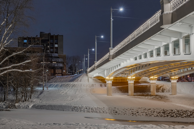    Фотограф Петрозаводска восхитился красотой Лобановского мостаСергей Михайленко