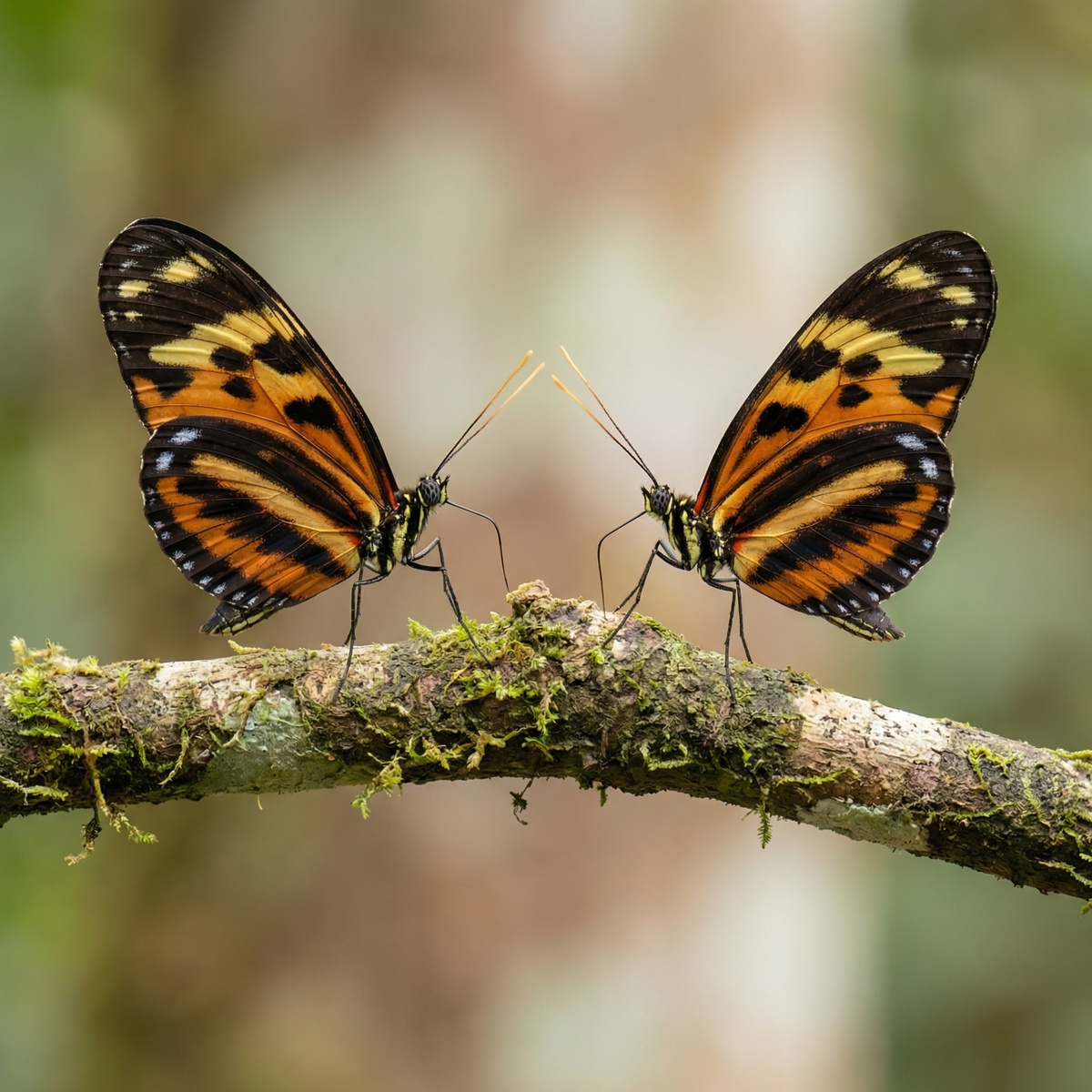 Самцы Heliconius выбирают самок, похожих на них по рисунку крыльев