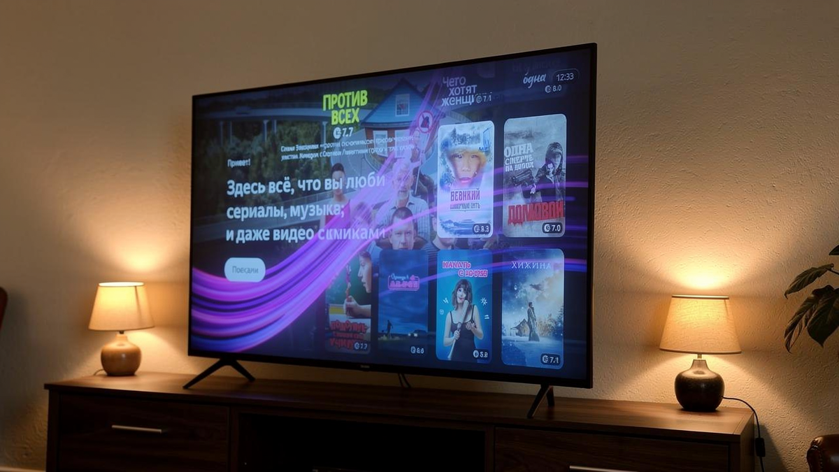 Tuvio 4K ULTRA HD DLED Frameless YaOS TD55UFBHH11