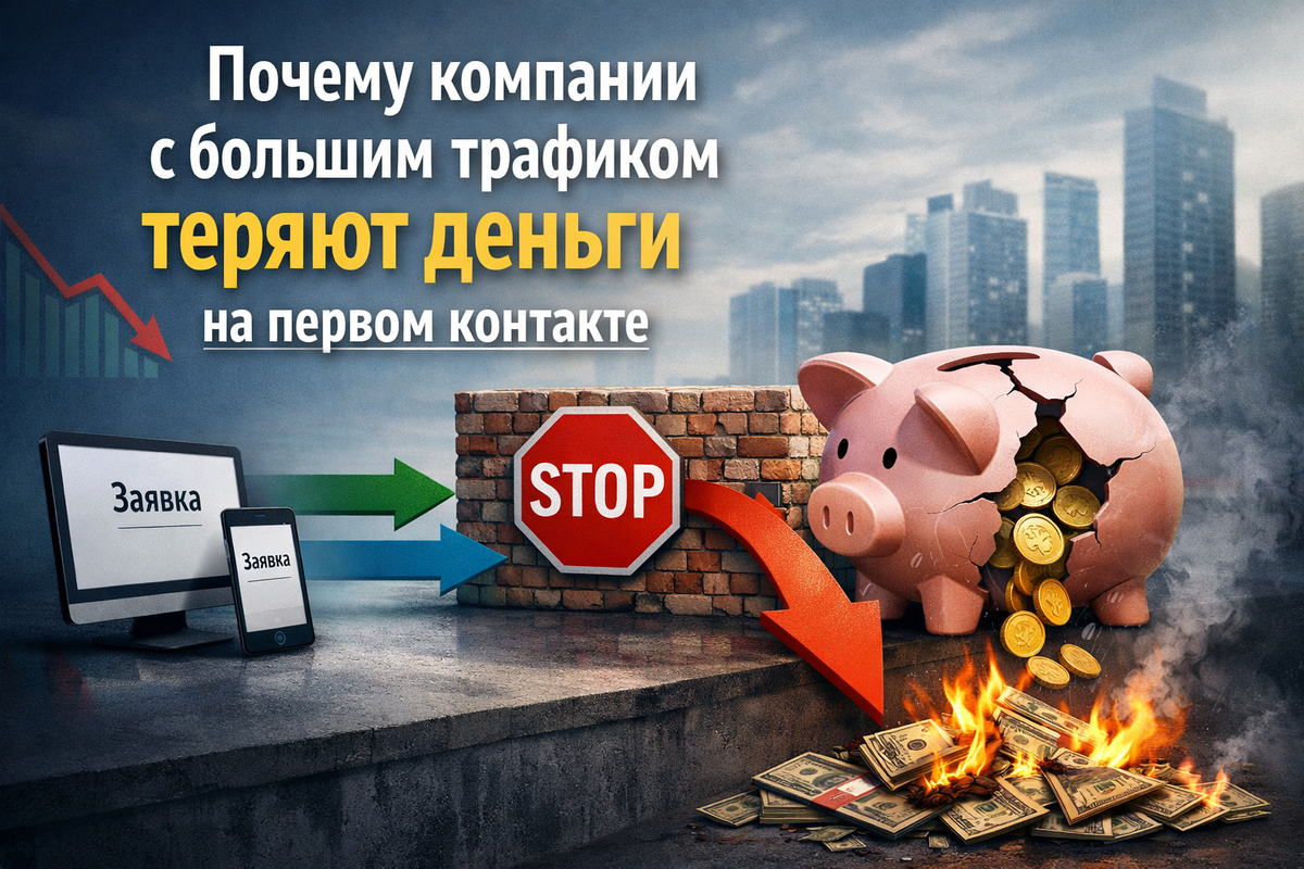    Почему компании с большим трафиком теряют деньги на первом контакте Никита Титов