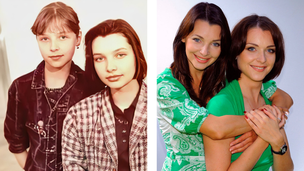 Наталия и Светлана в детстве и в молодости