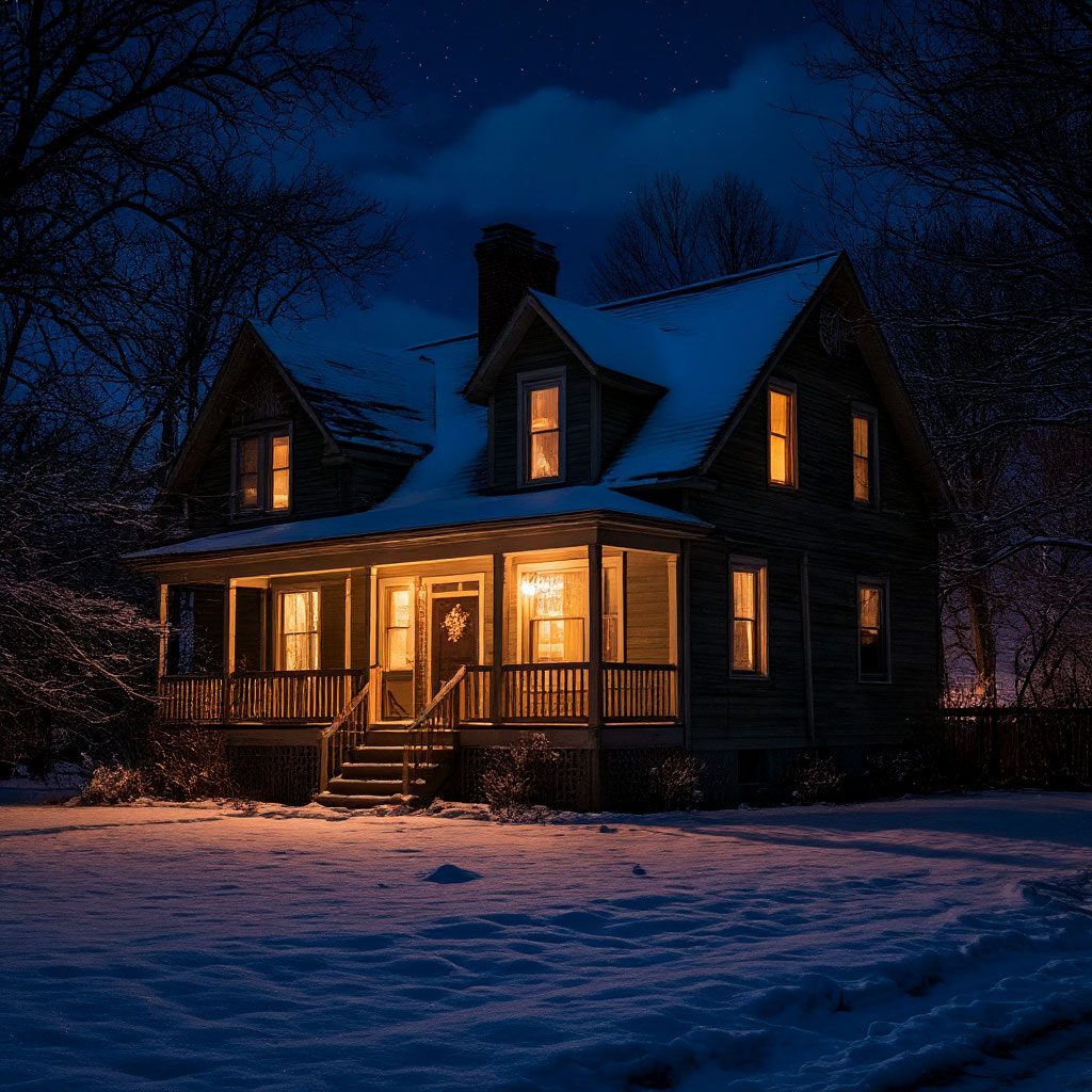 ...чем ближе она подходила к дому, тем теплее становилось на душе