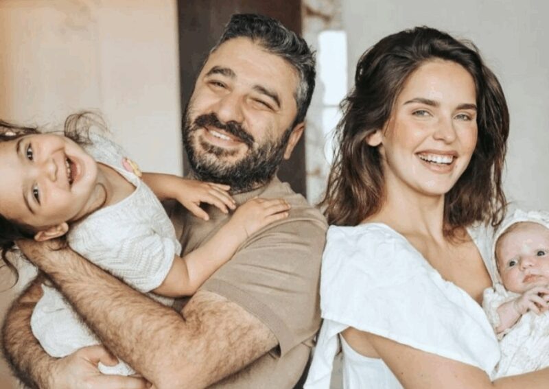    Сарик Андреасян и Лиза Моряк с детьми