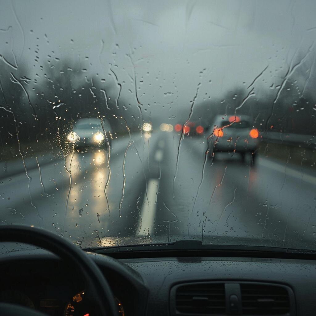 Стихия — асфальт и разметка.