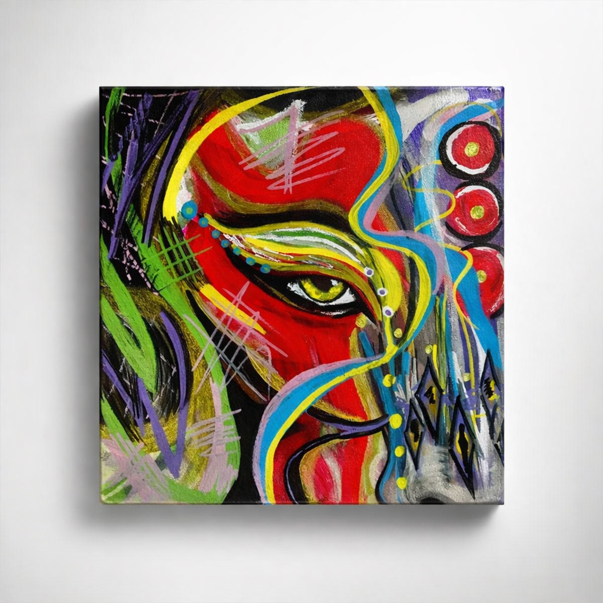 Картина «Взгляд, пробуждающий мысли» создана 7 мая 2025 года. Автор Мария Лукьянова.