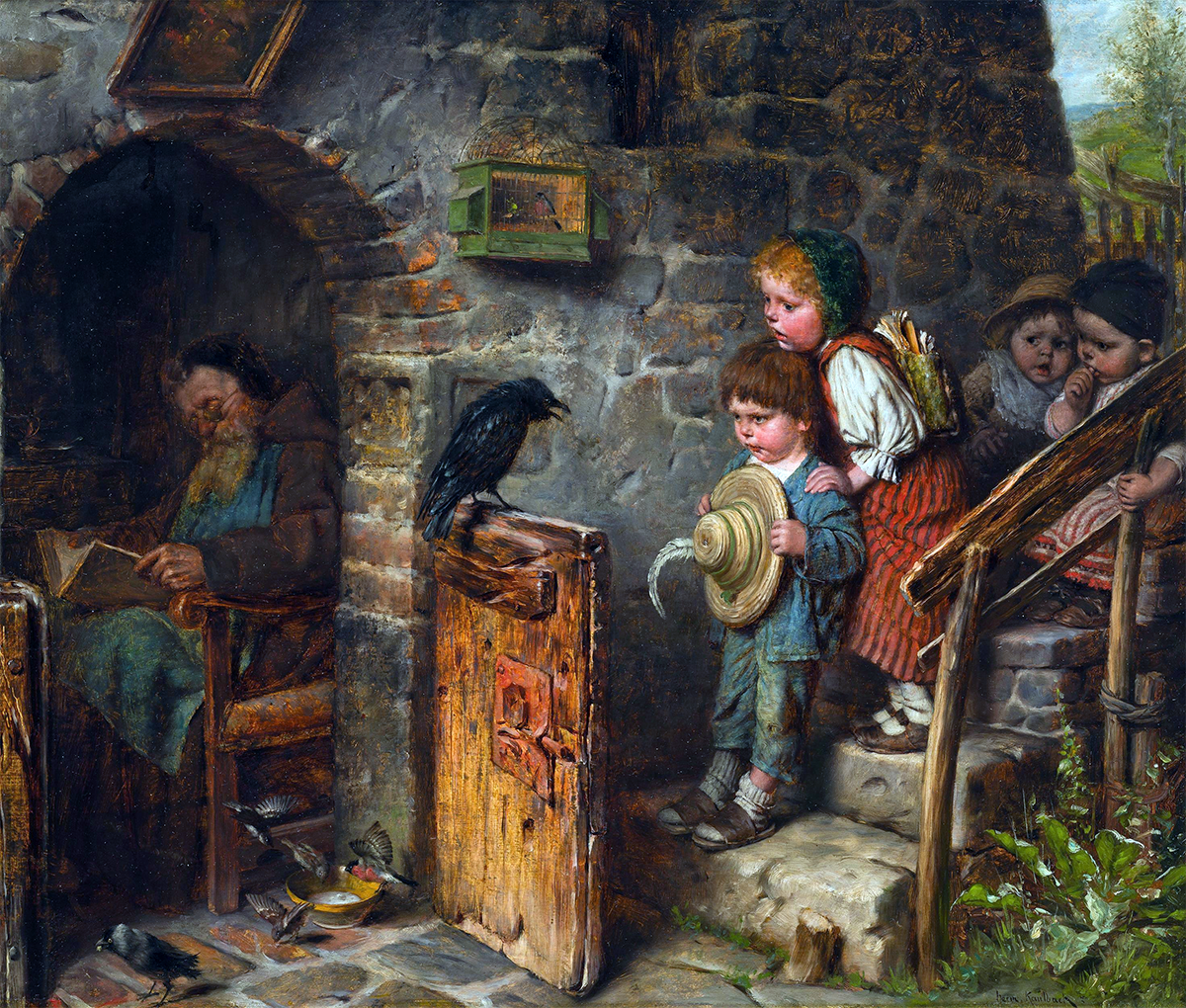 Бдительный ворон. Частная коллекция