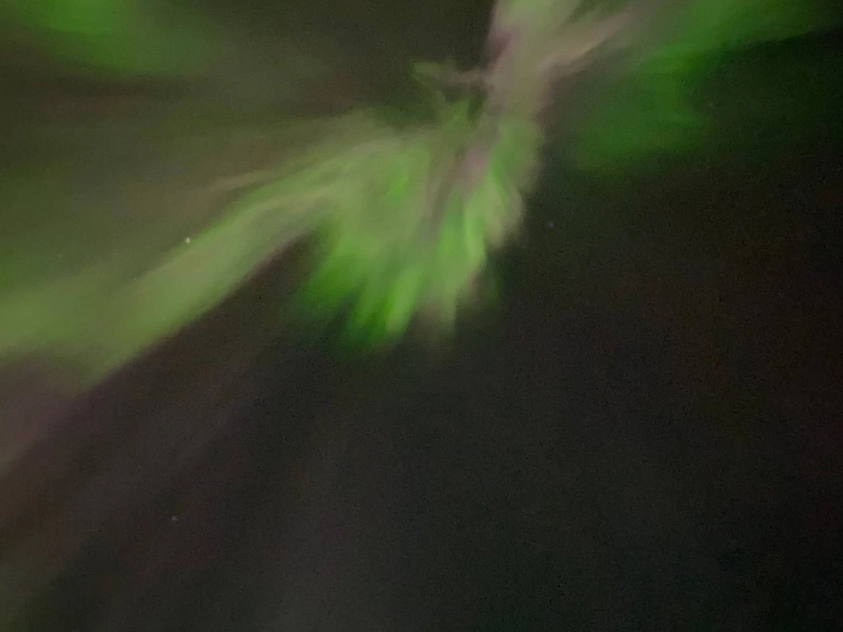    Розово-зелёное чудо озарило небо над Югрой