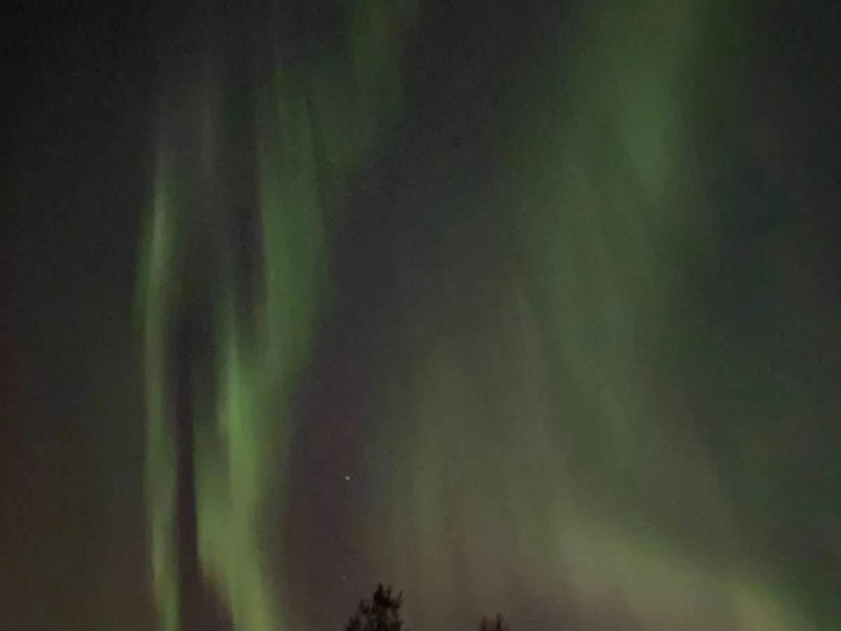    Северное сияние видно в ХМАО и ЯНАО