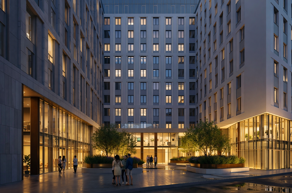    Рендер будущего проекта на Цветочной улице Автор фото: Hansa Group