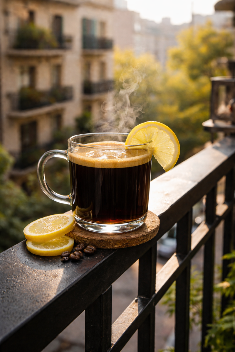 Кофе с лимоном