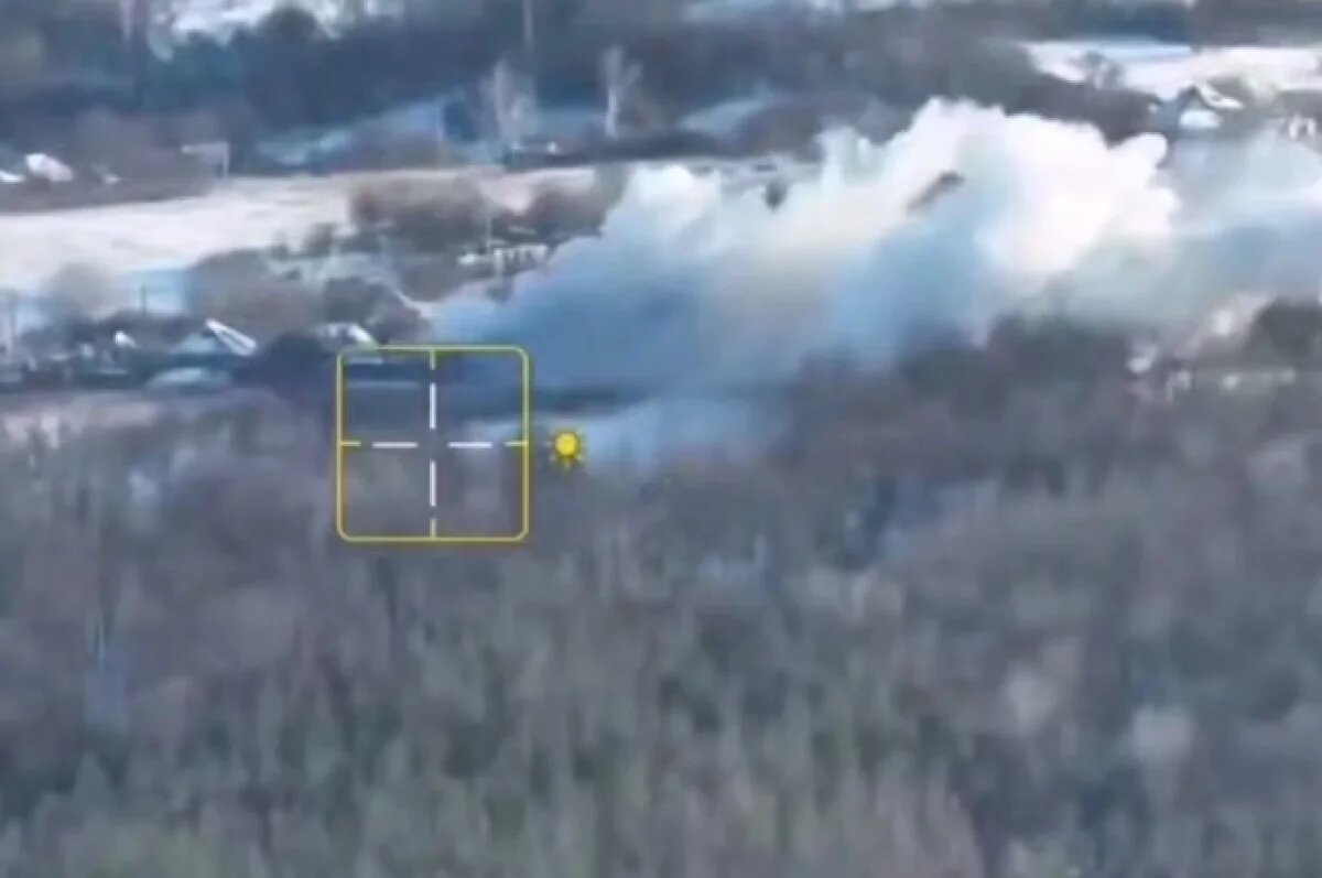    Появились кадры авиаудара по бежавшим от Старицы боевикам ВСУ