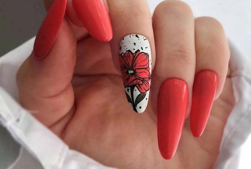 Красный маникюр надоел? 50+ фото дизайнов, которые меняют красный