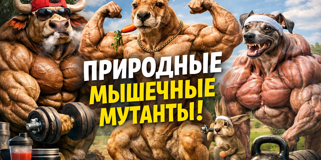 Природные мышечные мутанты