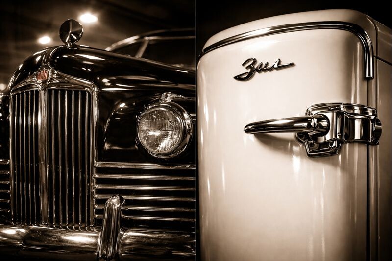 Сравнение дизайна автомобиля ЗИС-110 и холодильника ЗИЛ: общие черты корпуса.