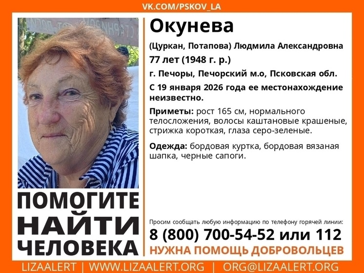     Ориентировка: «ЛизаАлерт»