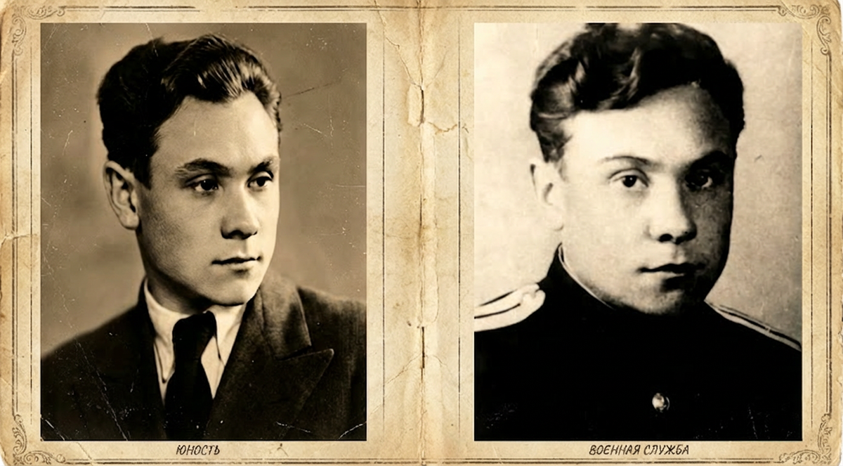 Николай Трофимов в юности.