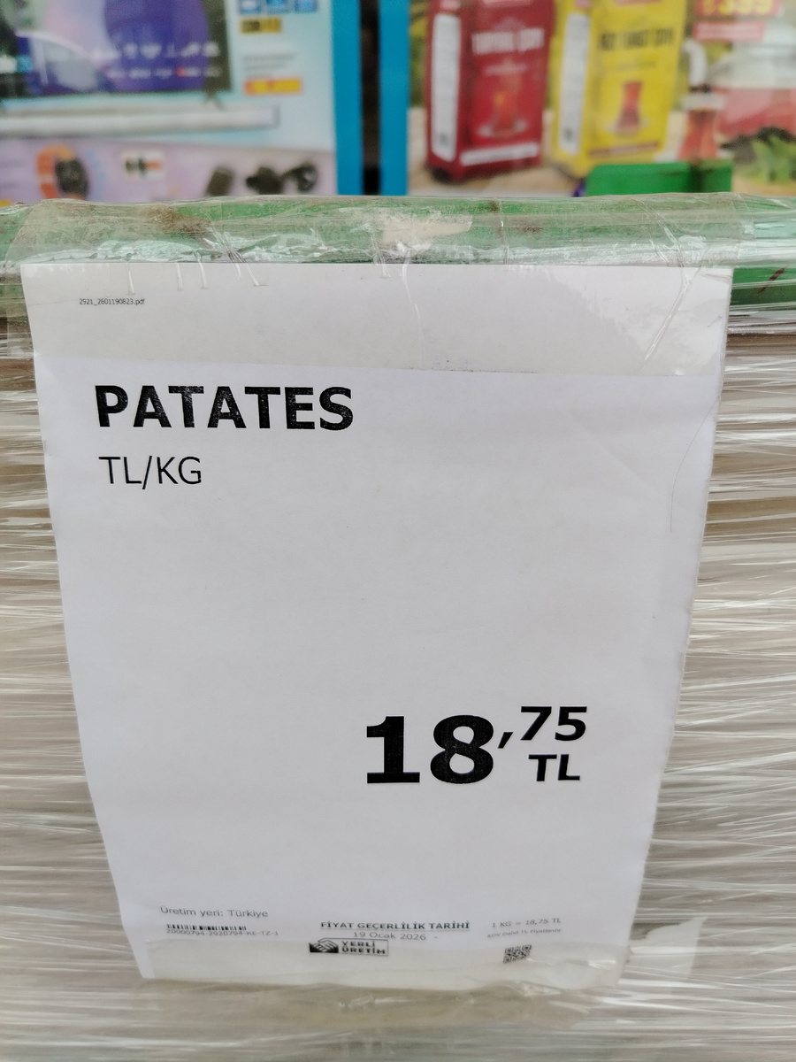 Цена на картошку на сегодняшний день 