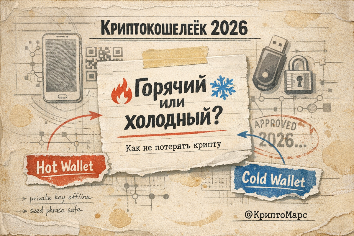    Криптокошелёк: горячий или холодный — как выбрать и не потерять крипту Марсель