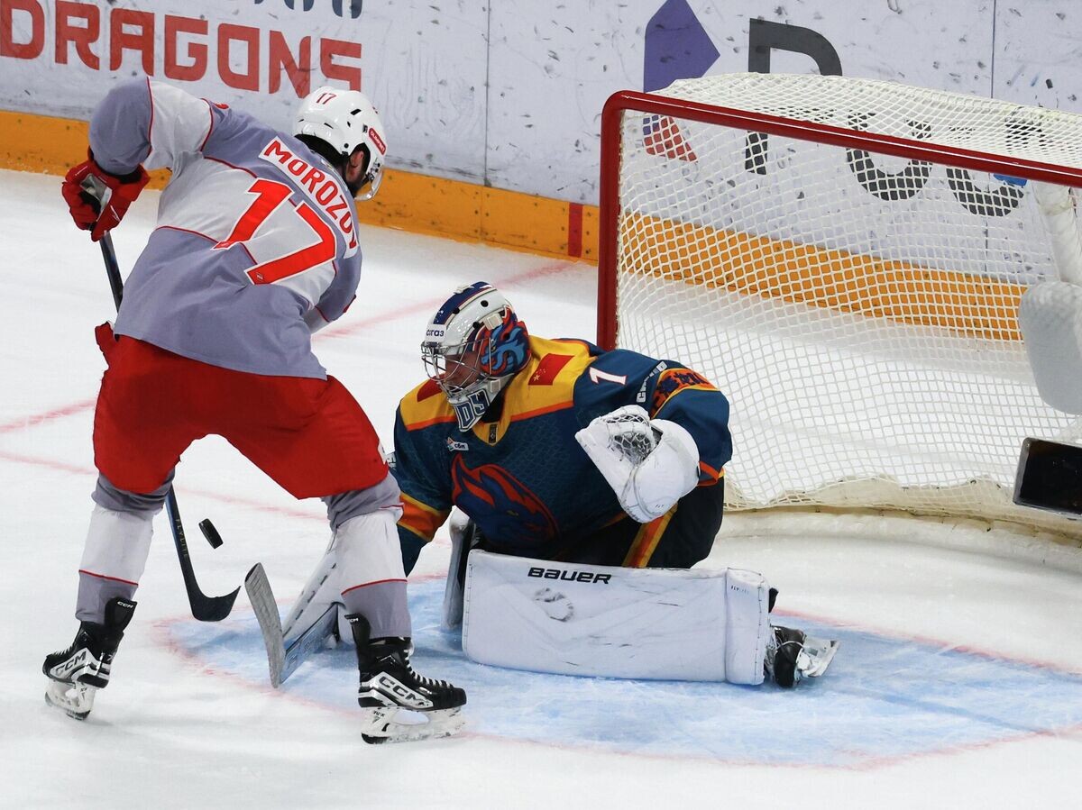    Хоккей. КХЛ. "Драконы" (Шанхай) - "Спартак" (Москва) | © РИА Новости / Артем Пряхин
