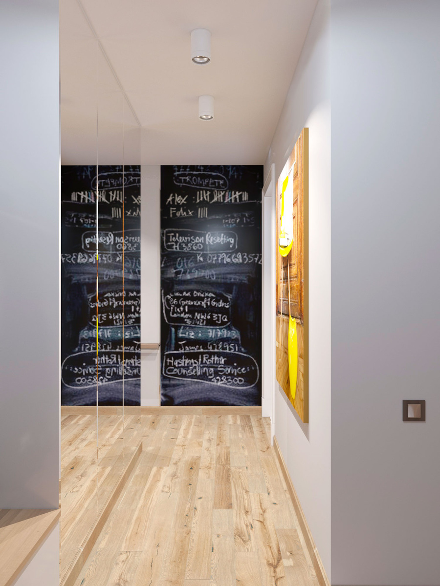 Визуализация прихожей, дизайн Ирина Кривцова.