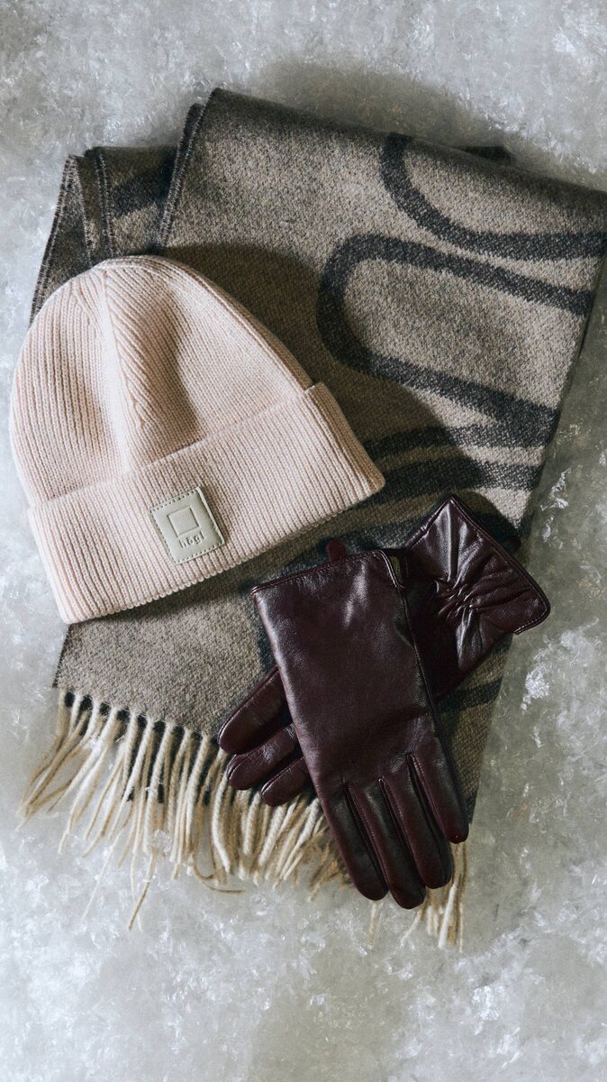 Шапка CUSHY, шарф SCARF YARA, перчатки GLOVES CITY