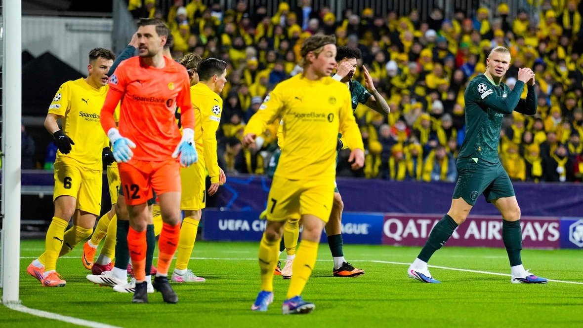    «Буде-Глимт» обыграл «Манчестер Сити» в 7-м туре Лиги чемпионов. AFP