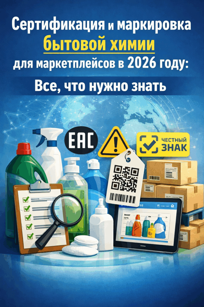    Секреты быстрой сертификации и маркировки бытовой химии 2026 для маркетплейсов SYNERBRAUN