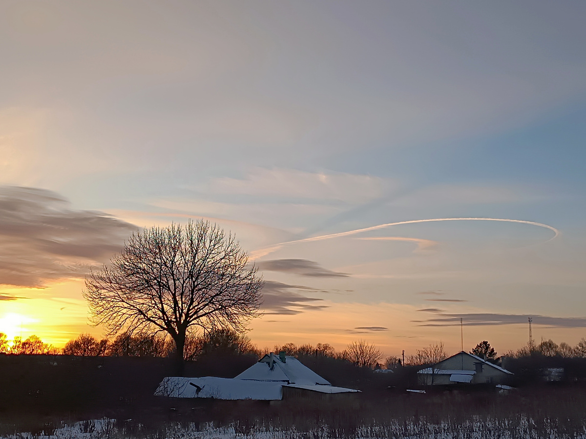 Красивый закат