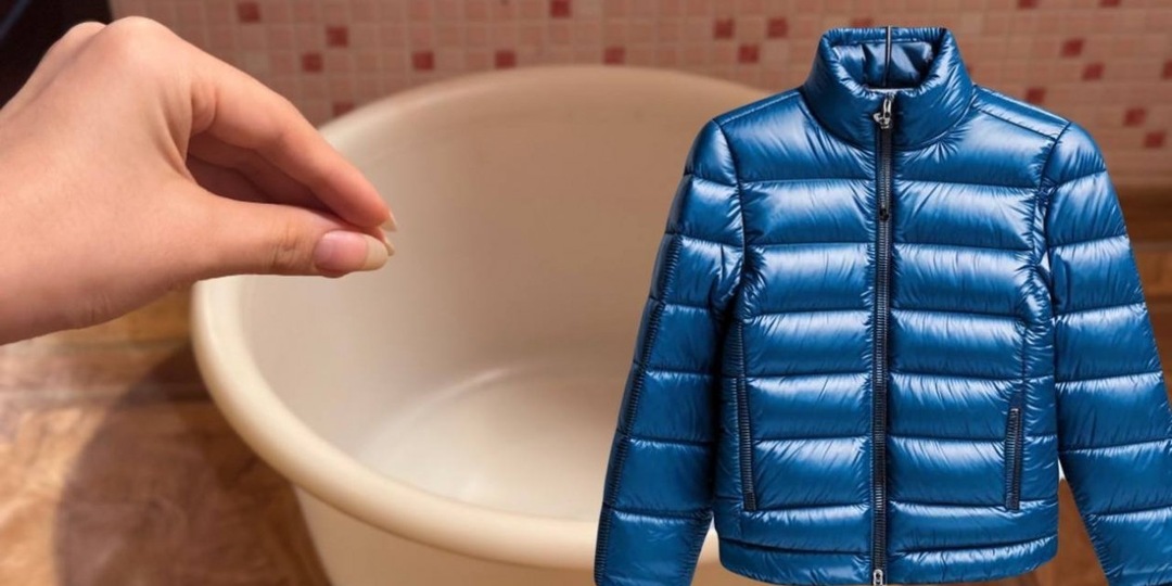 3 щепотки в тазик - и даже старый пуховик как новый: все сальные пятна расщепляются