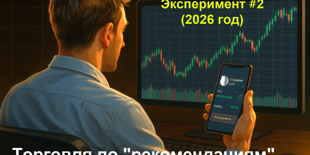 Новый эксперимент 2026: торговля по рекомендациям известного трейдера.))