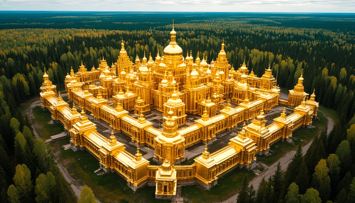 Загадочный город видел пилот самолёта.