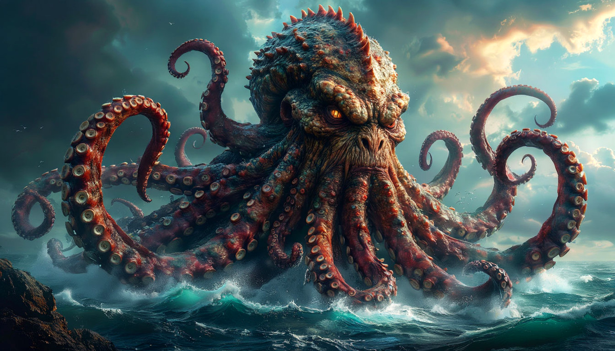 Легендарные кракены – повелители морей.