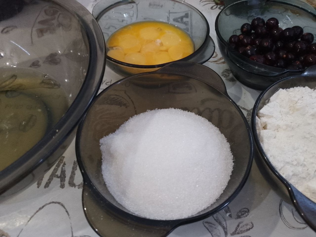 Ингредиенты для приготовления пирога