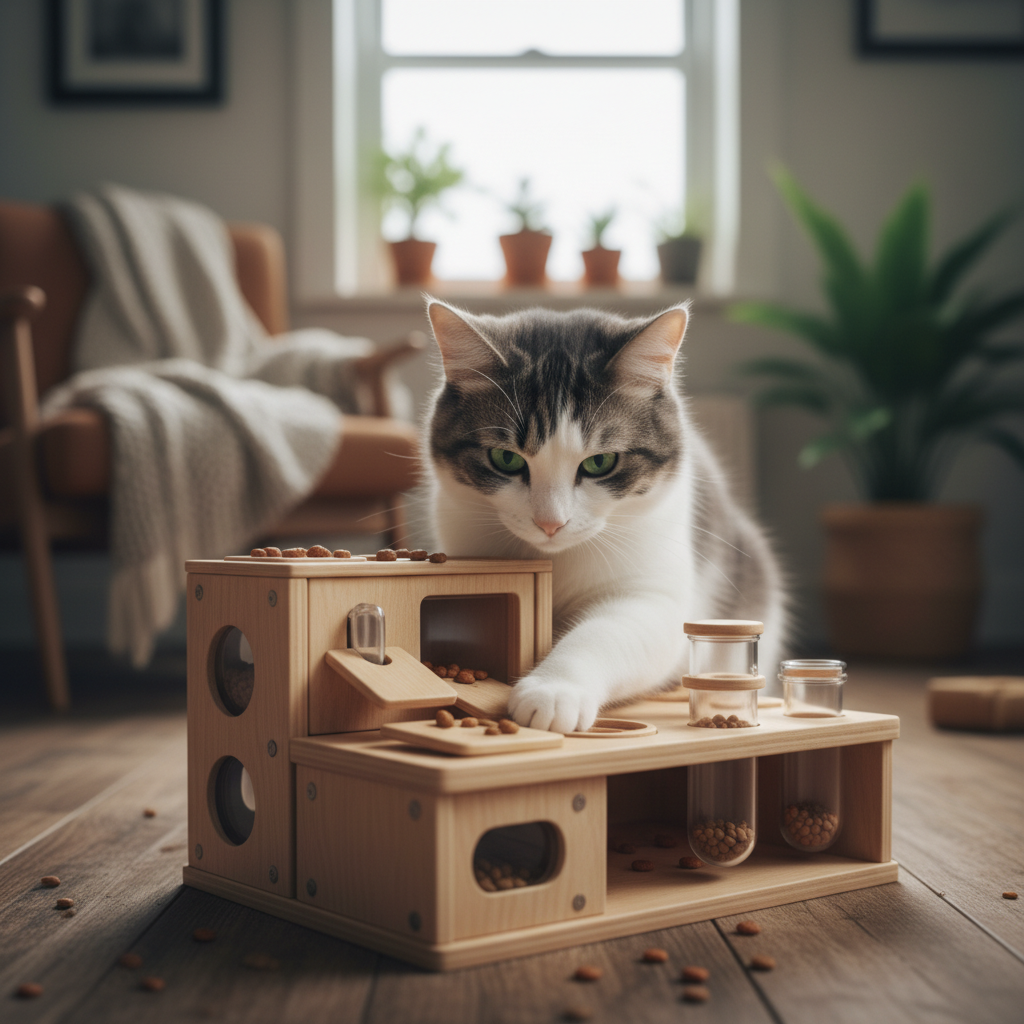 Работа за еду: почему современные коты нуждаются в сложных задачах больше, чем в ласке