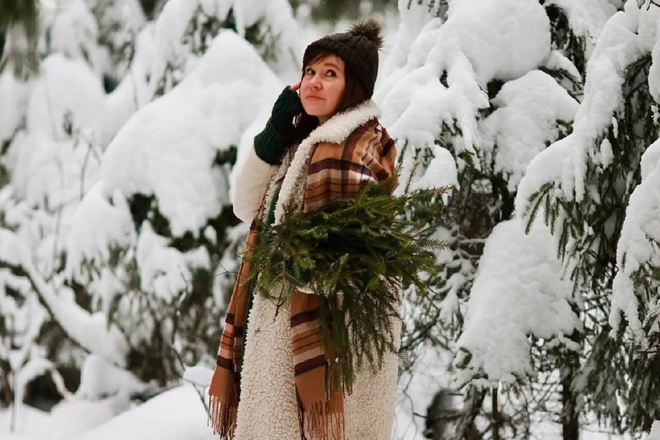    Наталья Савилова чувствует себя в лесу как дома. Фото: Наталья САВИЛОВА