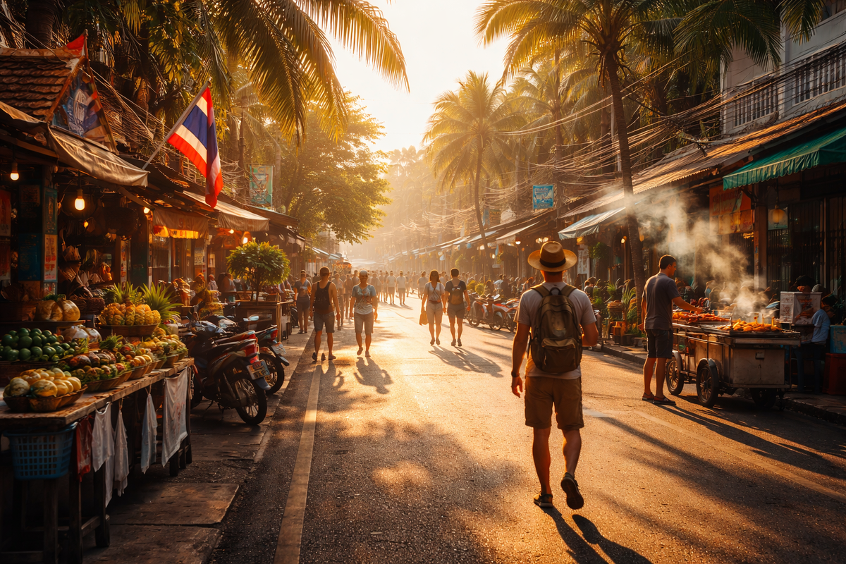 В Таиланде утро начинается не с тревоги. И это сбивает с толку.