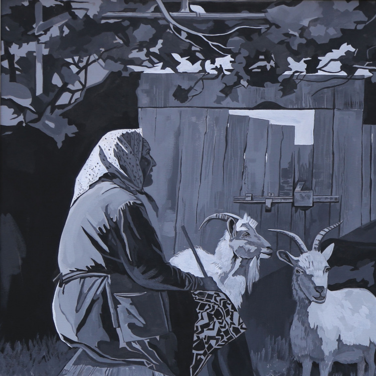 Екатерина Вахрушева. Тихий вечер. Графика. Фото: сайт Фестиваля.