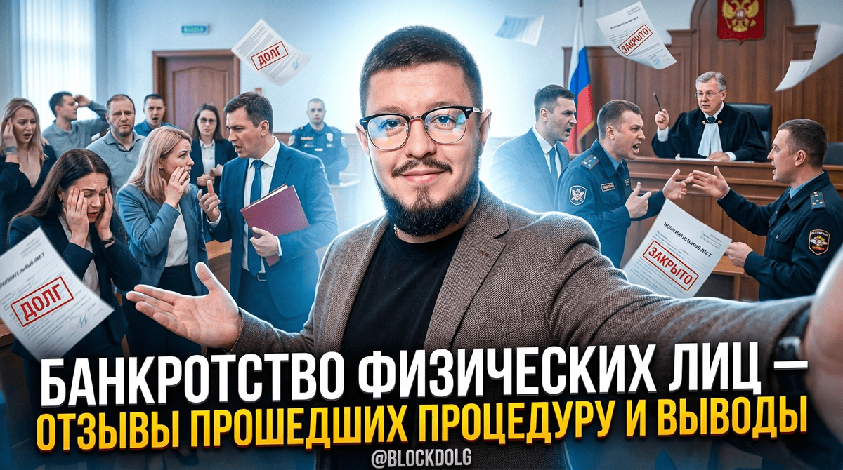    Отзывы людей, прошедших процедуру банкротства физических лиц и их выводы Максим